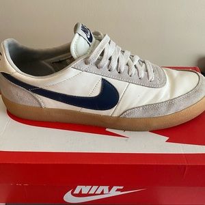 NIKE KILLSHOT 2 LEATHER 10.5 Navy/Gum Yellow